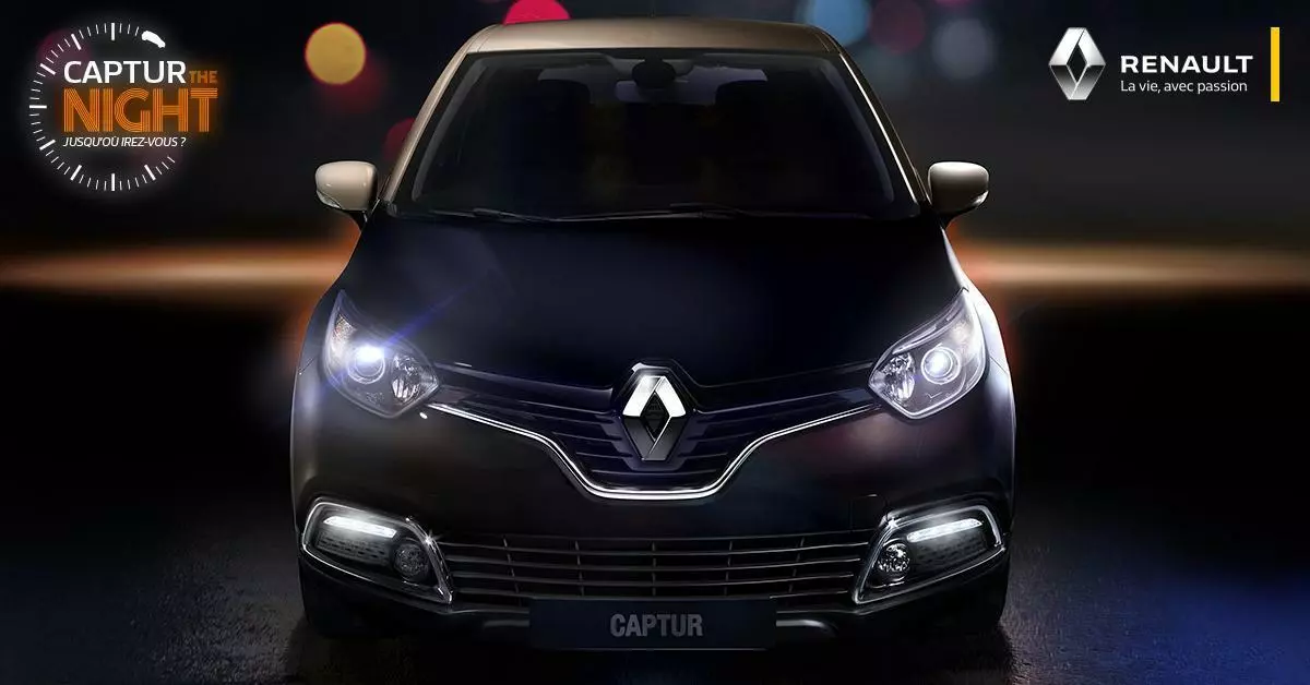 Renault Captur, la campaña nocturna de los influencers