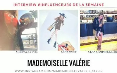 Mademoiselle Valérie Sabban influenceuse mode beauté