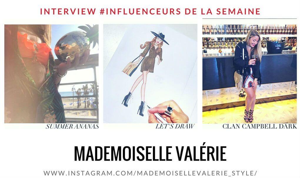 Mademoiselle Valérie Sabban influenceuse mode beauté