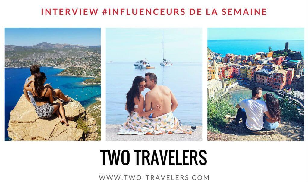 Two travelers influenceurs blogueurs voyage