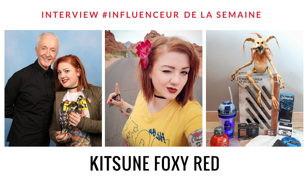 Kitsune Foxy red influenceuse geek et collectionneuse