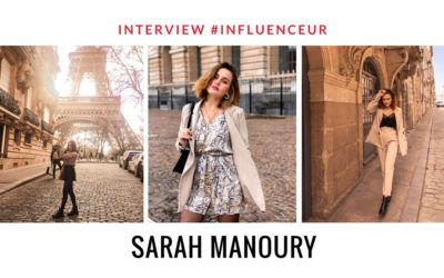 Sarah Manoury, influencer amante della moda