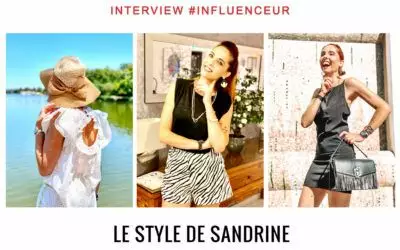 Lo stile, lo stile di vita, la moda e l'influencer di viaggi di Sandrine