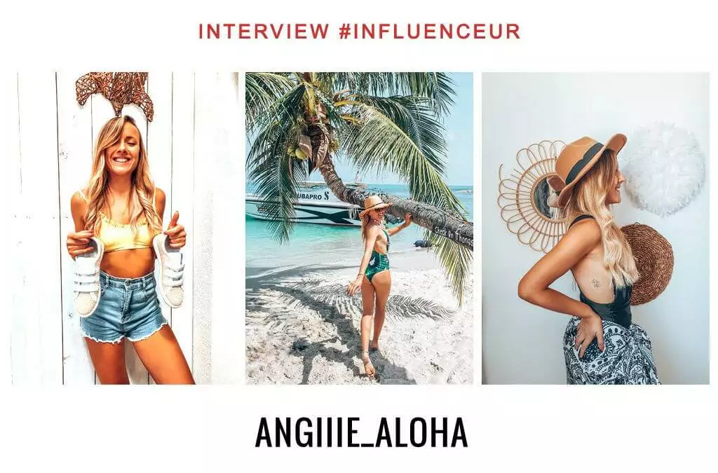 Angiie Aloha, influencer di stile di vita e viaggi