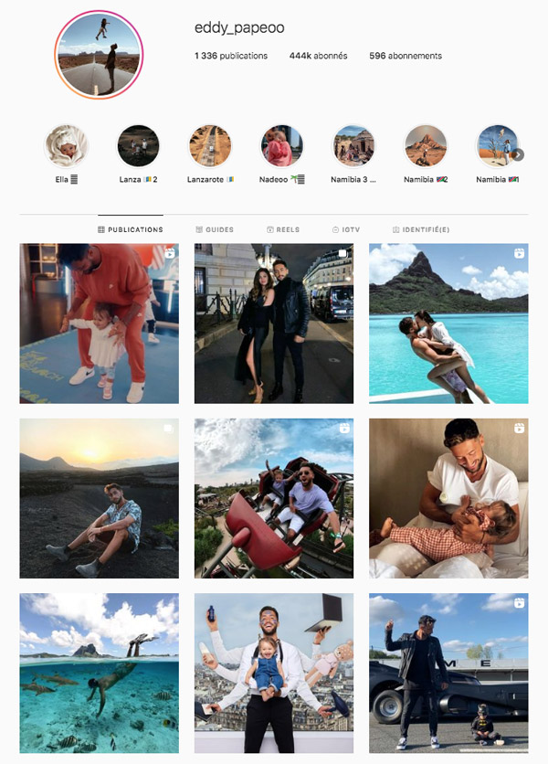 Top 10 influenceurs Papa instagram