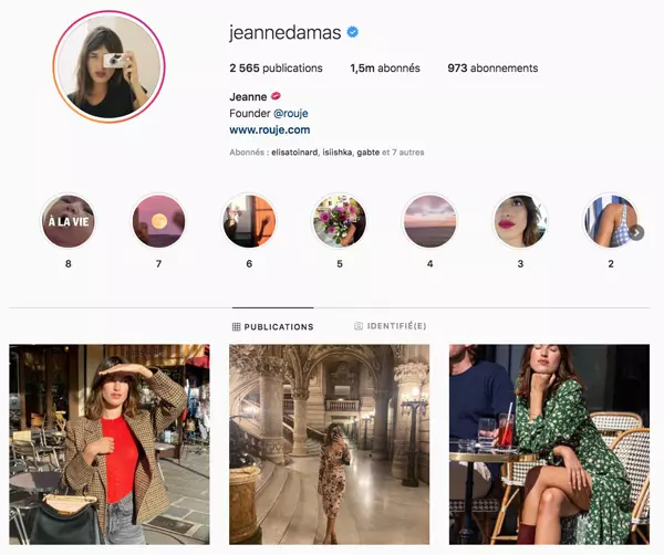 jeannedamas top influenceurs france