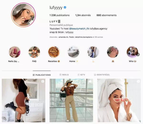 Lufy top influenceurs france