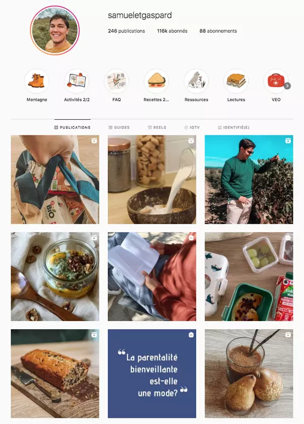 I 10 migliori influencer Papa instagram samueletgarspard