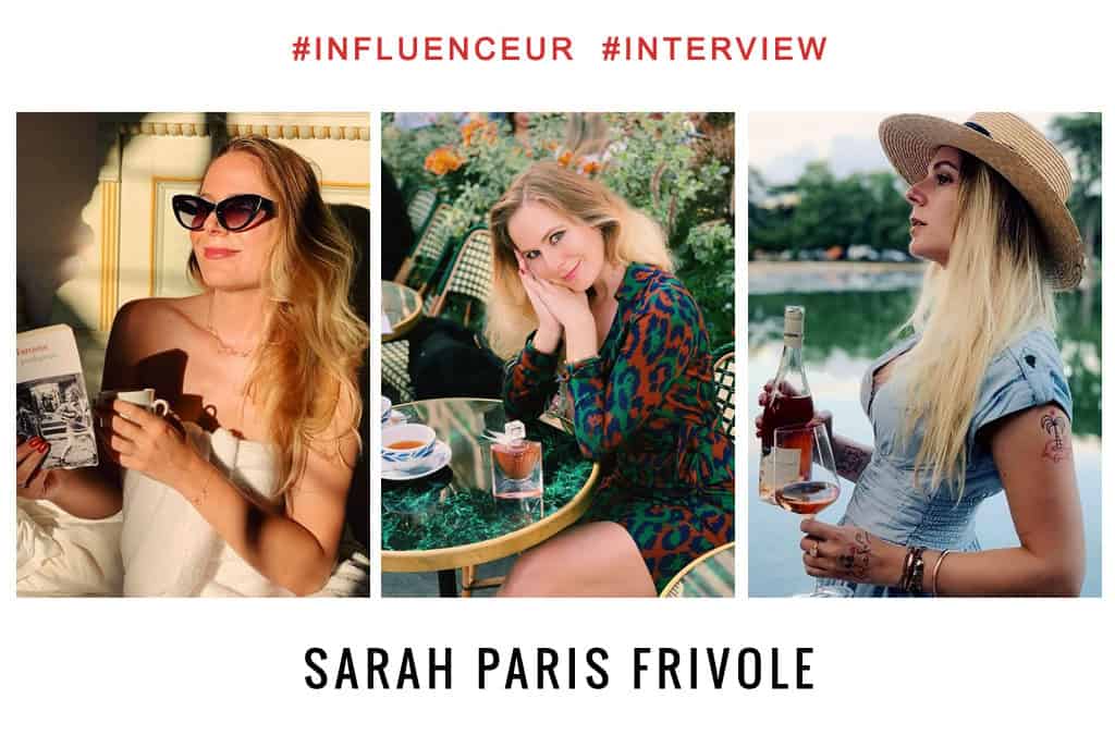 Sarah Paris Frivole influenceuse lifestyle