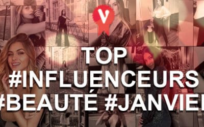 Top influenceurs beauté instagram janvier
