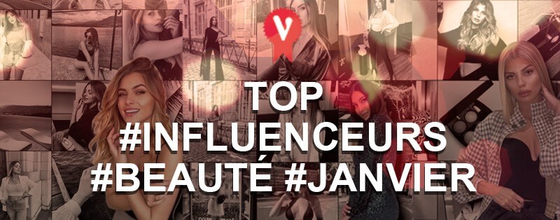 Top influenceurs beauté instagram janvier