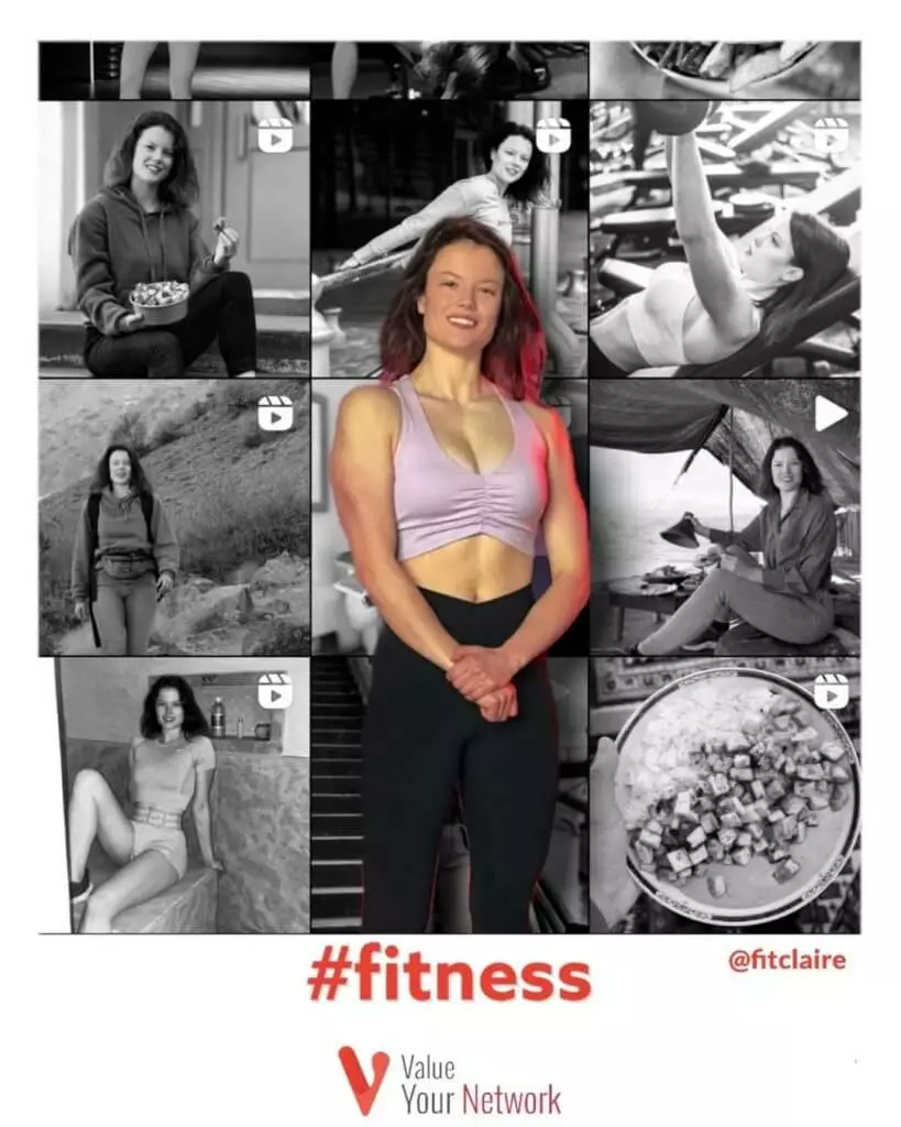 Top influenceurs fitness instagram fitclaire