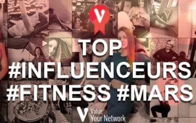 Top influenceurs fitness instagram mars