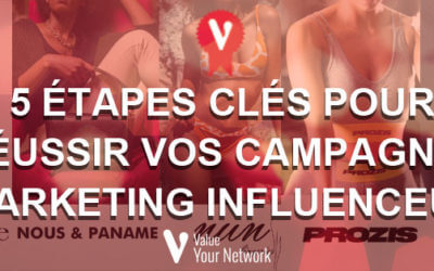 5 étapes clés pour réussir vos campagnes marketing influenceur