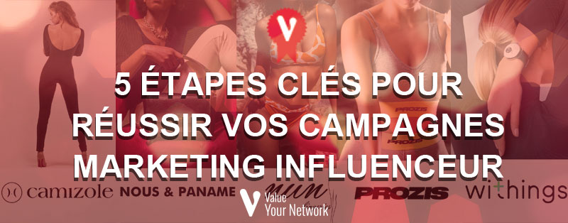 5 étapes clés pour réussir vos campagnes marketing influenceur