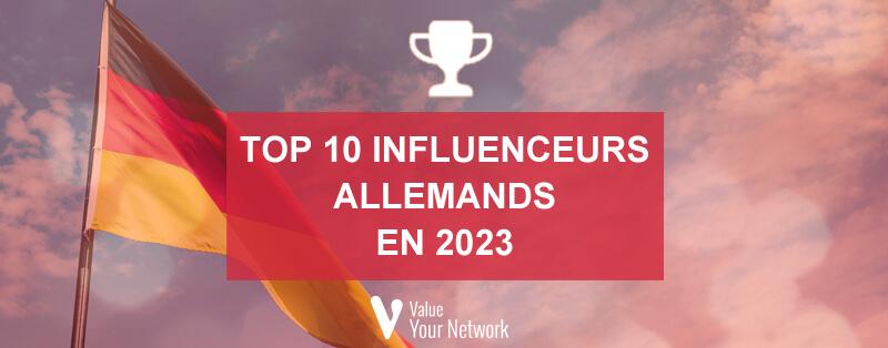 Top 10 influenceurs allemands en 2023
