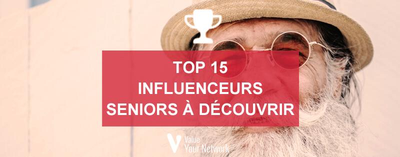 Top 15 influenceurs seniors à découvrir