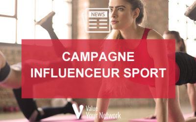 Campagne influenceur sport