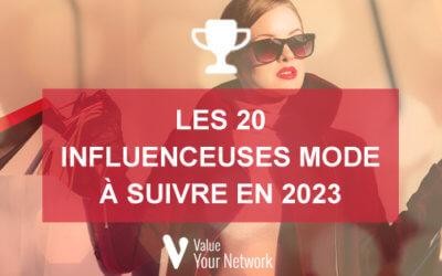 Les 20 Influenceuses Mode à Suivre en 2023