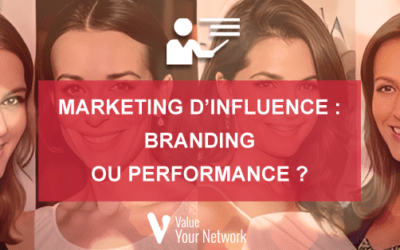 Marketing d’influence : Branding ou Performance ?