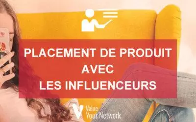Product placement with influencers