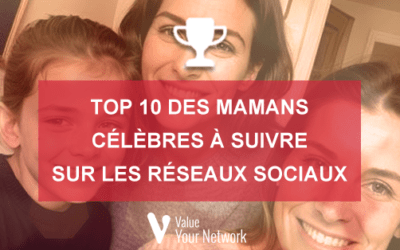 Top 10 des Mamans célèbres à suivre sur les réseaux sociaux