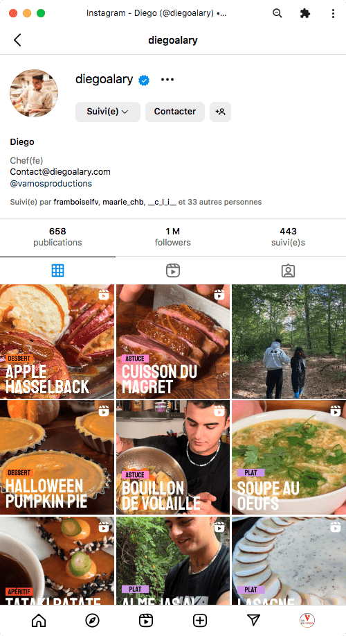 l'influencer alimentare Diego Alary l'influencer alimentare Diego Alary