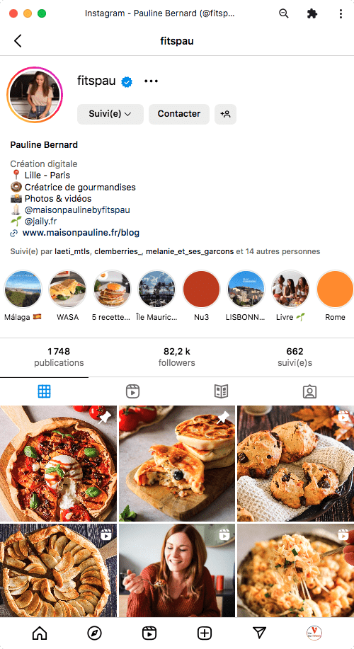 l'influencer alimentare Pauline Bernard l'influencer alimentare Pauline Bernard
