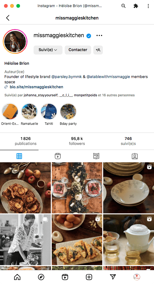 l'influencer alimentare Héloïse Brion l'influencer alimentare Héloïse Brion