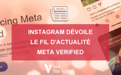 Instagram dévoile le Fil d’actualité Meta Verified