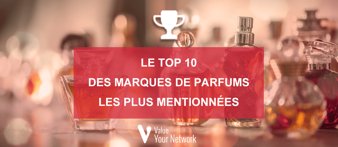 Le Top 10 des marques de parfums les plus mentionnées par les influenceurs