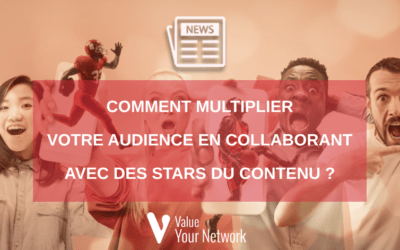How can you multiply your audience by collaborating with social networking stars?