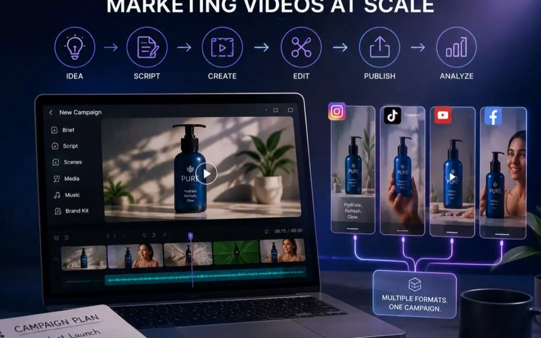 Best AI Tools for Creating Marketing Videos at Scale in 2026